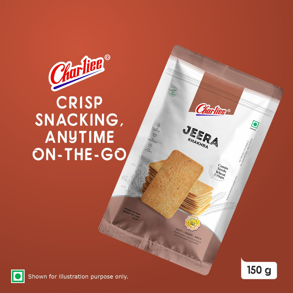 Charliee Jeera Khakhra 150 g - product shot