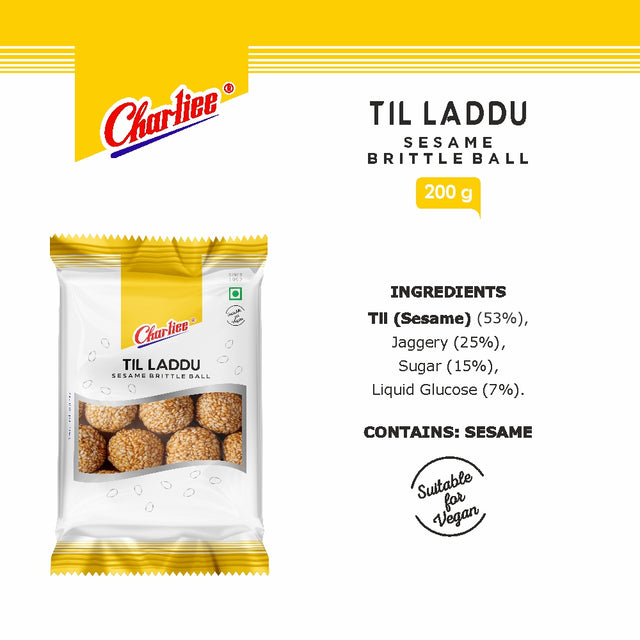 Charliee Til Laddu 200 g - ingredients