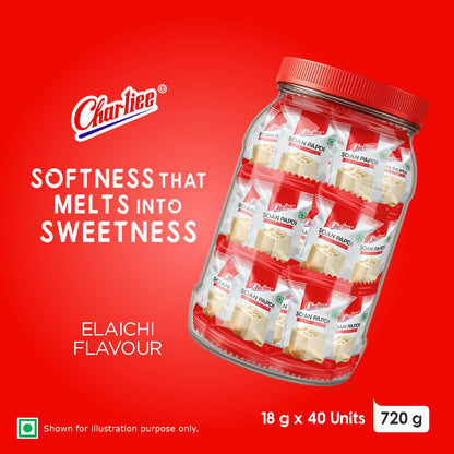 Charliee Soan Papdi Elaichi Flavour Jar - product shot