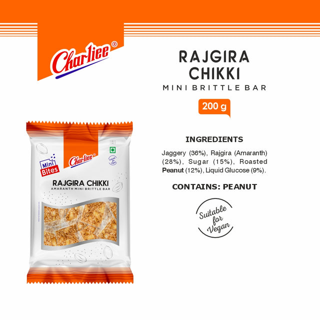 Rajgira Chikki - Mini Bites 200 g - ingredients