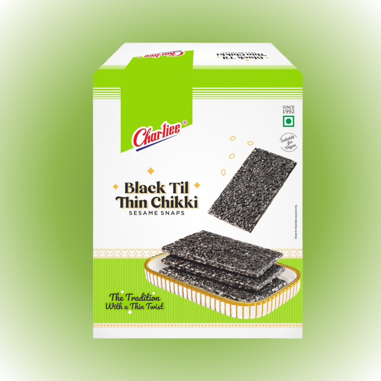 Thin Black Til Chikki 300 g - cover