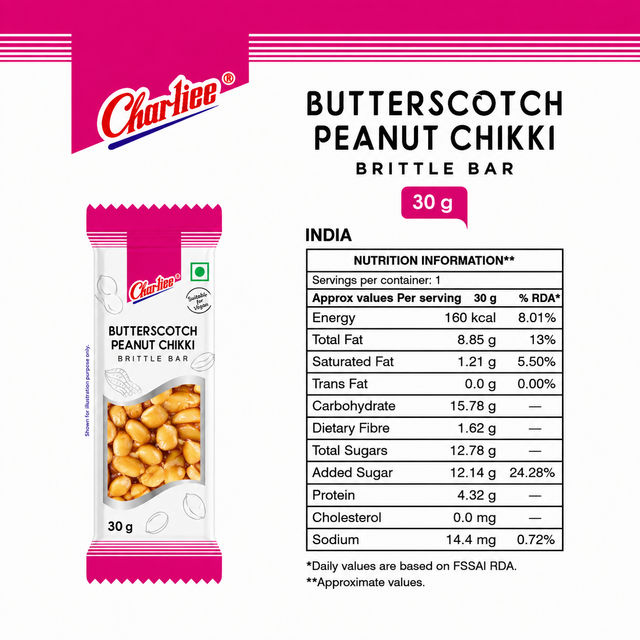Butter Scotch Peanut Chikki (30 g * 20 Units) - 03