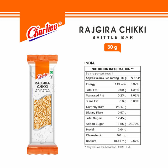 Rajgira Chikki (30 g * 20 Units ) - 03