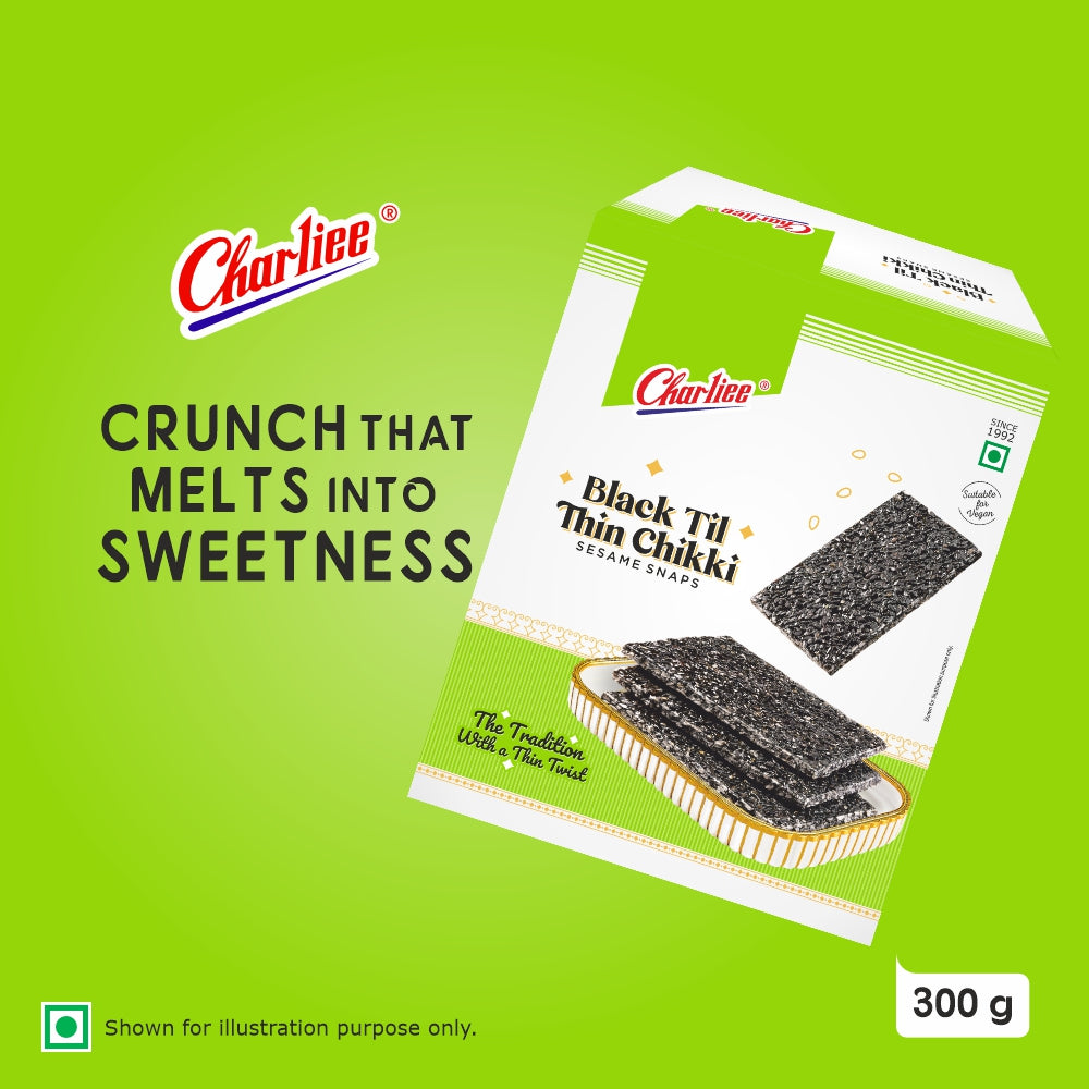 Thin Black Til Chikki 300 g - 07