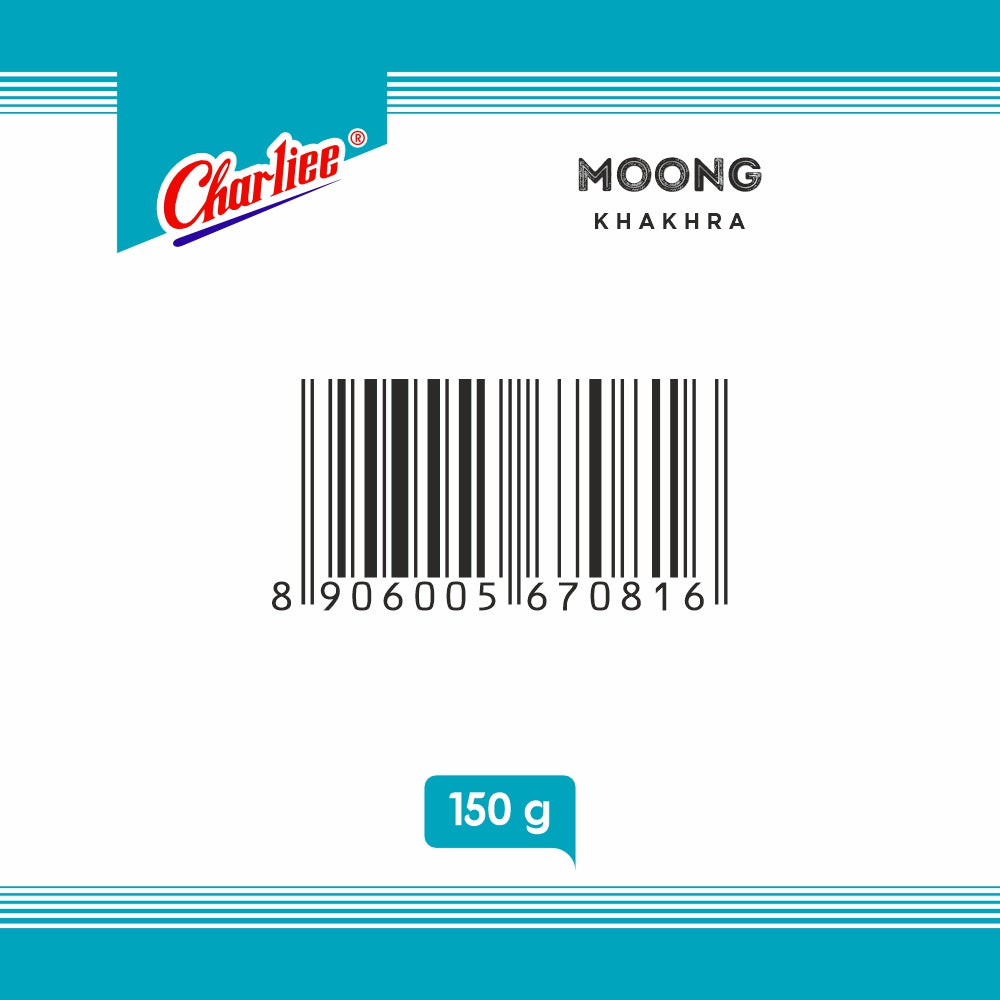 Charliee Moong Khakhra 150 g - FSSAI and address