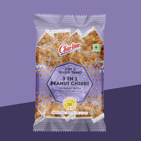 3 IN 1 PEANUT CHIKKI PILLOW PACK 200 g