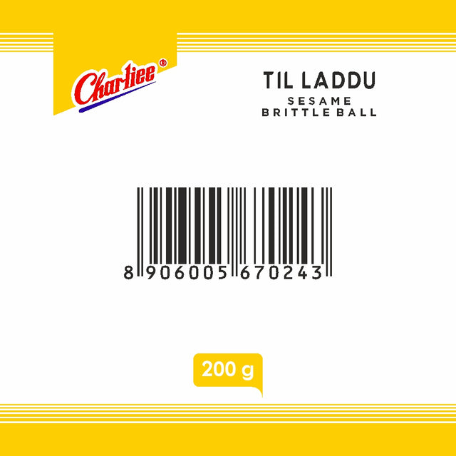 Charliee Til Laddu 200 g - barcode