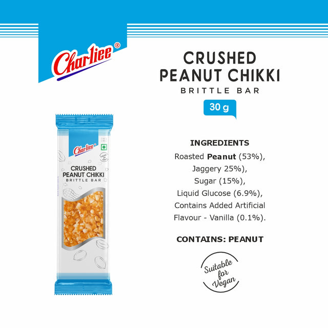 Crushed Peanut Chikki (30 g * 20 Units) - 04