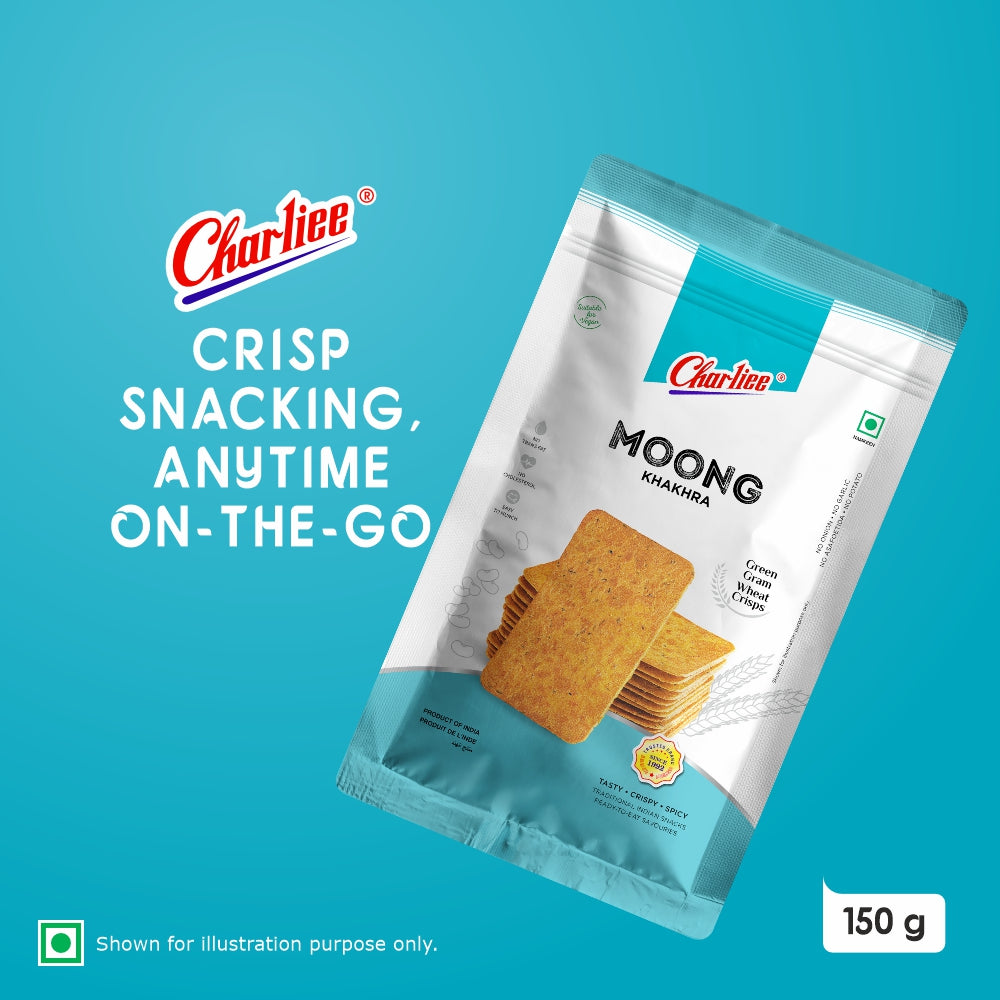 Charliee Moong Khakhra 150 g - product shot