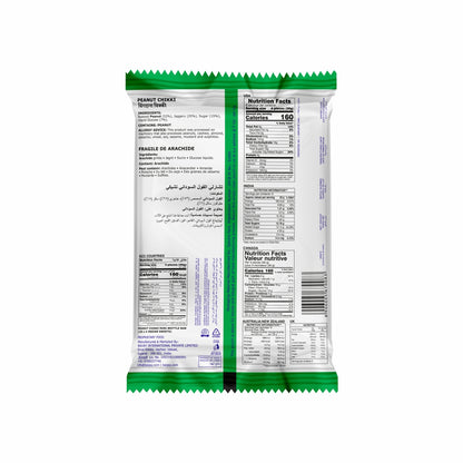 Peanut Chikki - Mini Bites 200 g - back of pack