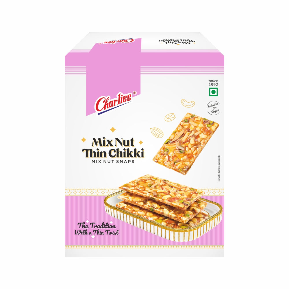 Thin Mix Nut Chikki 300 g - 01