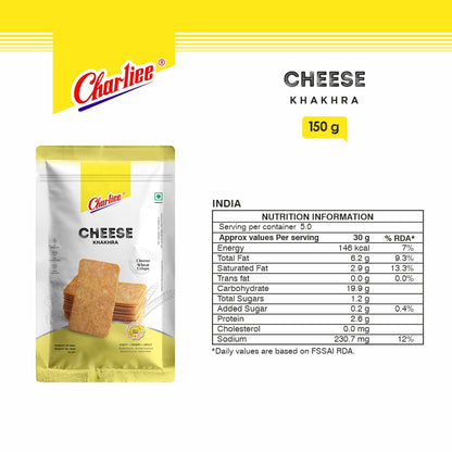 Cheese Khakhra (Mobile) 150 g - nutrition information