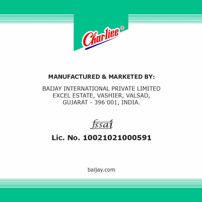 Charliee Mix Farsan 170 g - FSSAI and address