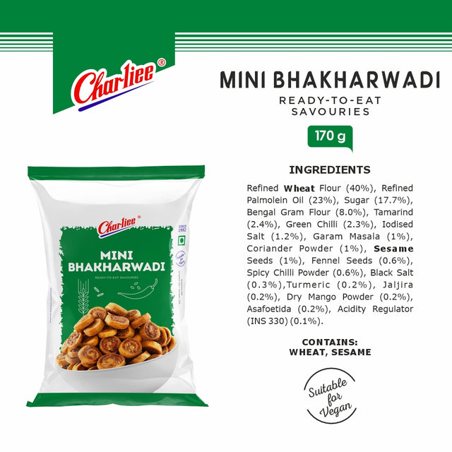 Mni Bhakharwadi 170 g - ingredients