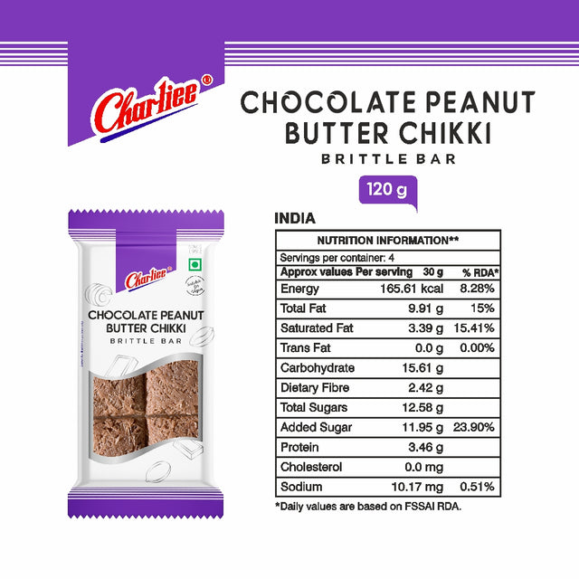 Chocolate Peanut Butter Chikki 120 g - 03
