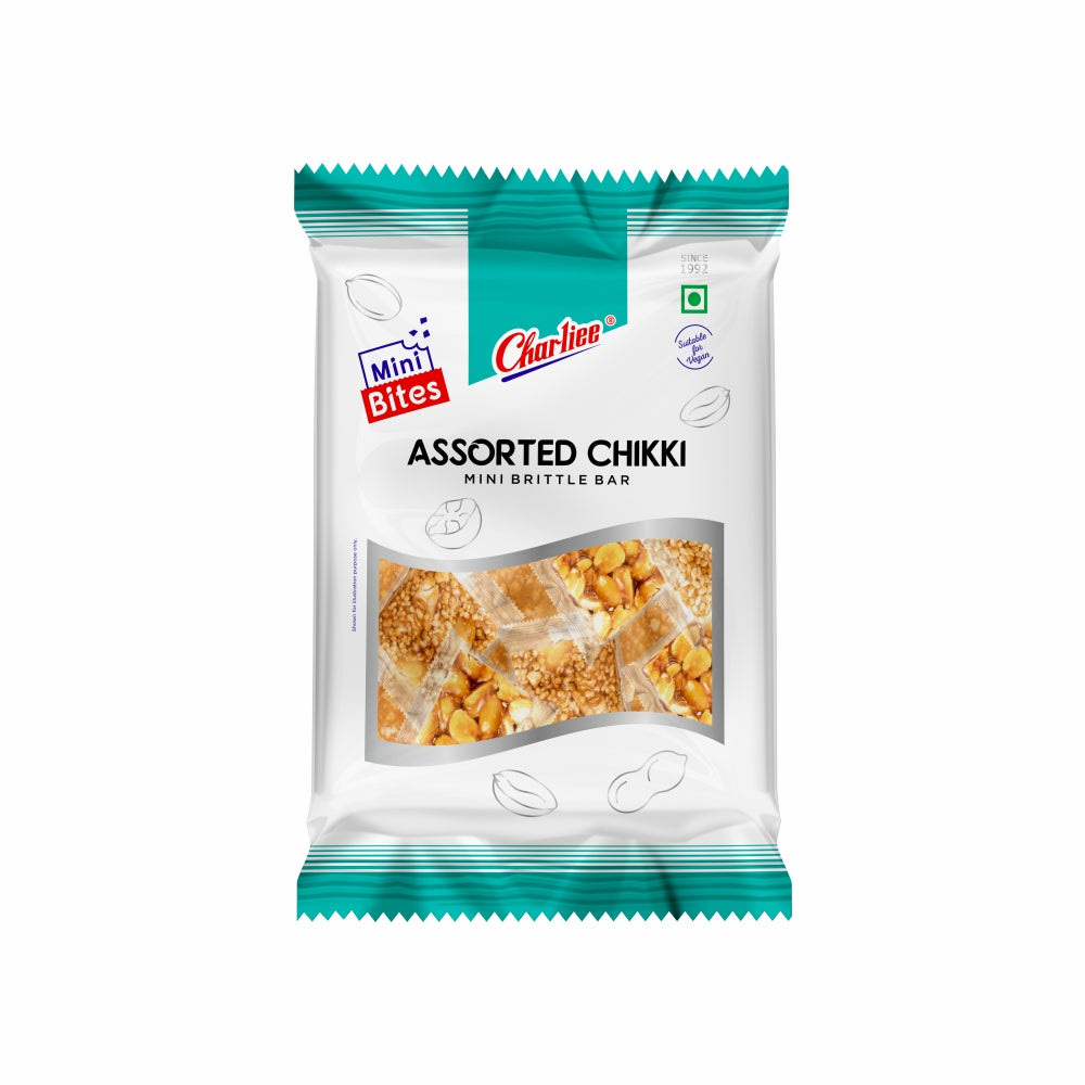 Assorted Chikki - Mini Bites 200 g - front of pack
