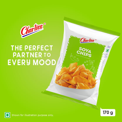 Charliee Soya Chips 170 g - product shot