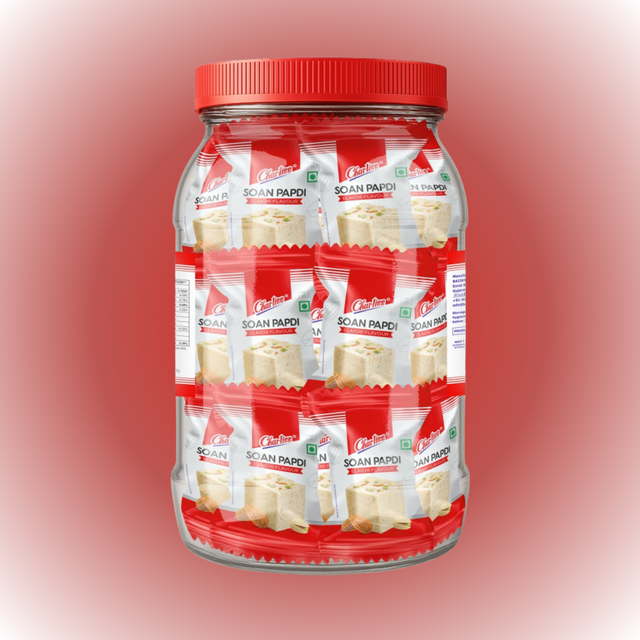 Soan Papdi Elaichi Flavour Jar (15 g * 50 Units) 750 g - cover