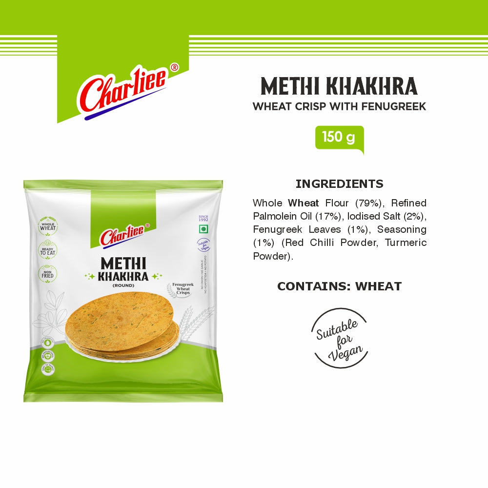 Methi Khakhra (Round) 150 g - 04