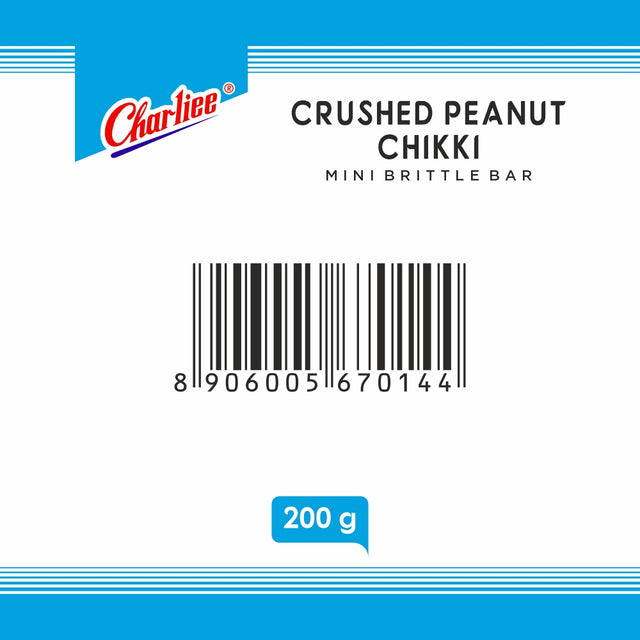 Crushed Peanut Chikki - Mini Bites 200 g - barcode
