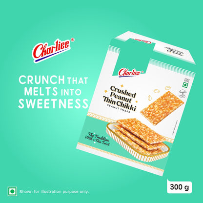 Thin Crushed Peanut Chikki 300 g - product shot