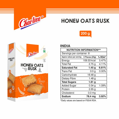 HONEY & OATS RUSK 200 g - 03