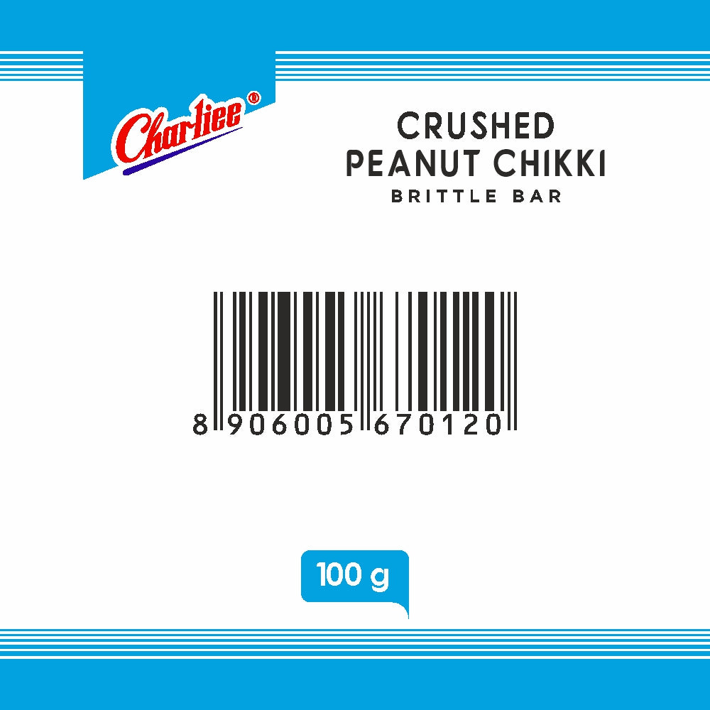 Crushed Peanut Chikki 100 g - barcode
