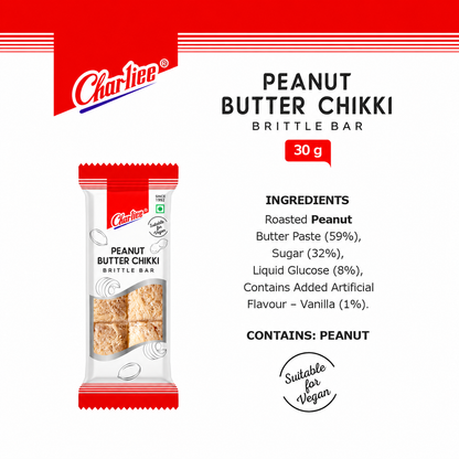 Butter Peanut Chikki (30 g * 20 Units) - 01