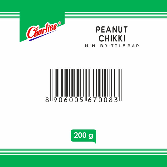 Peanut Chikki - Mini Bites 200 g - barcode
