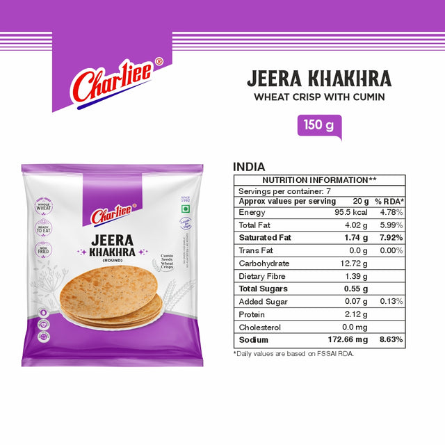 Jeera Khakhra (Round) 150 g - 03