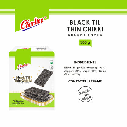 Thin Black Til Chikki 300 g - 04