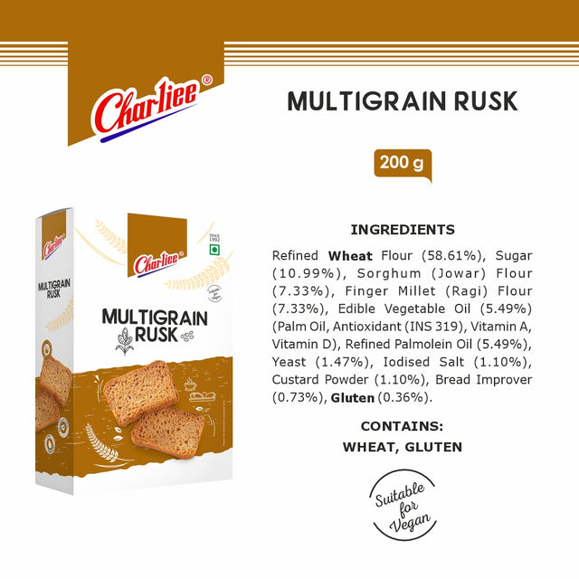 MULTI GRAIN RUSK 200 g - 04