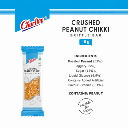Crushed Peanut Chikki Jar (15 g * 40 Units) - 01