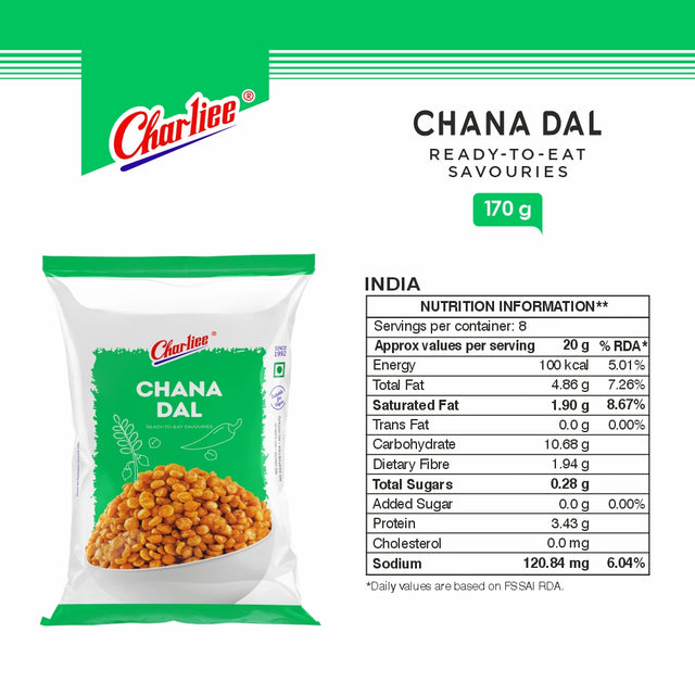 Chana Dal 170 g - nutrition information