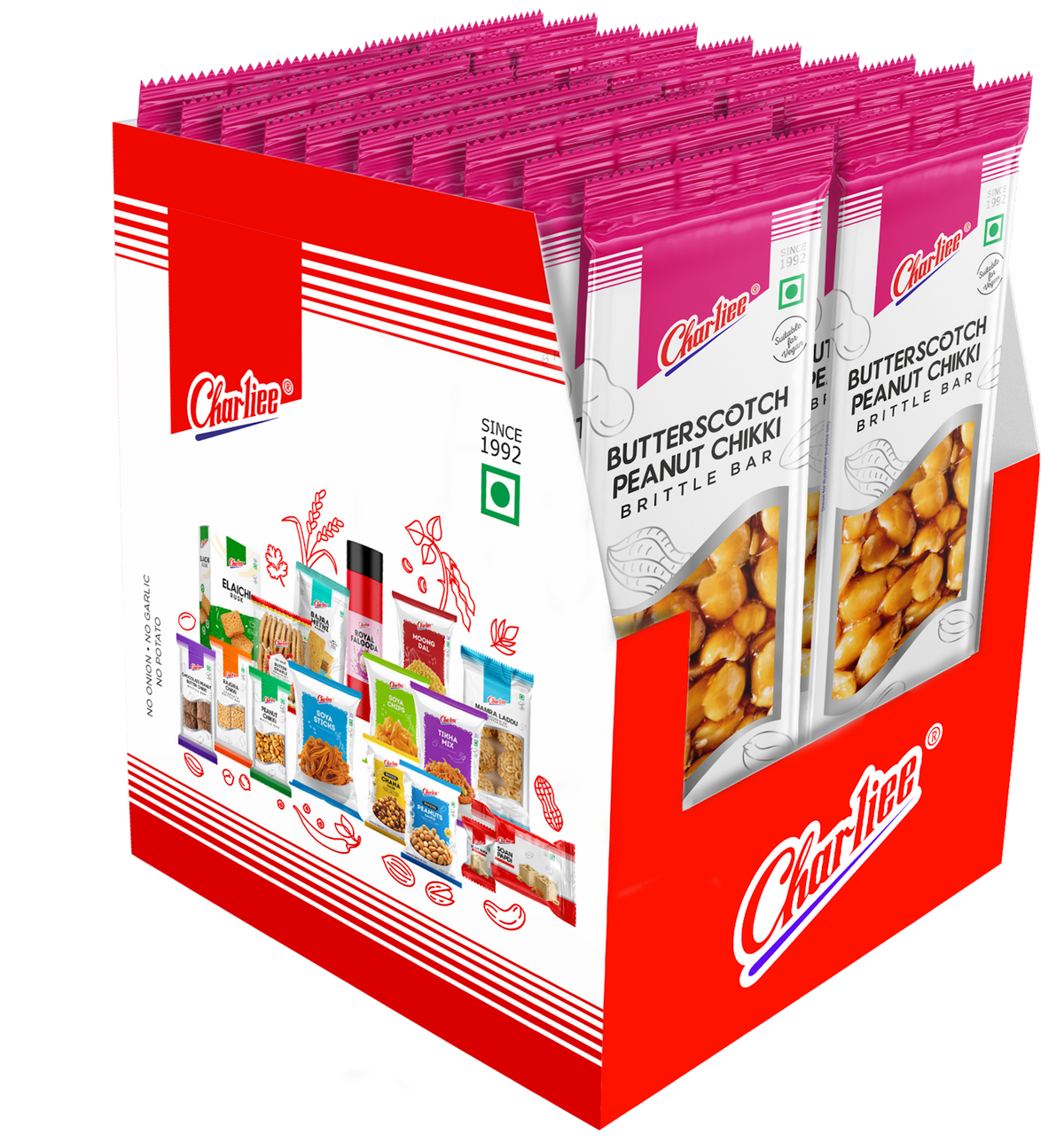 Butter Scotch Peanut Chikki (30 g * 20 Units) - mockup