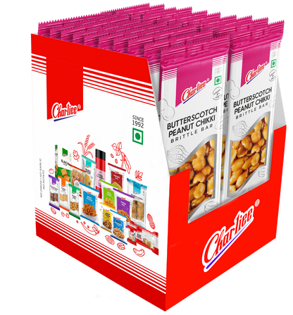 Butter Scotch Peanut Chikki (30 g * 20 Units) - mockup