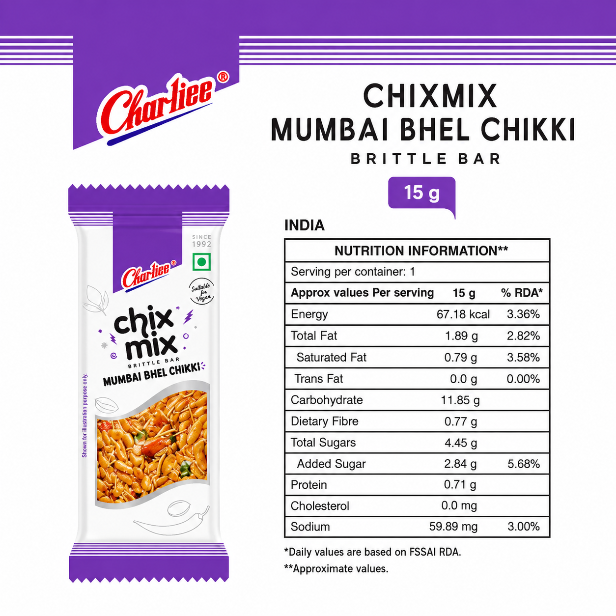 Chix Mix Chikki Jar (15 g * 40 Units)