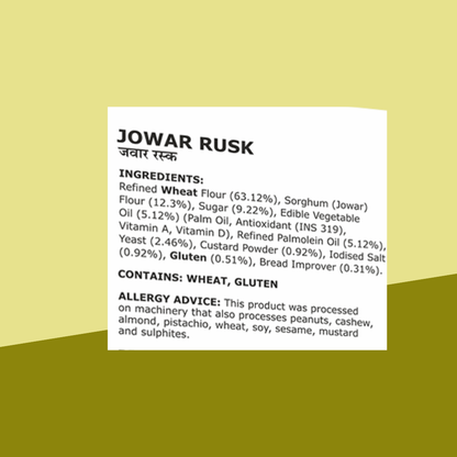 JOWAR RUSK 200 g