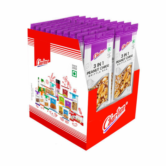 3 in 1 Peanut Chikki - Pack of 20 (30G * 20Units)