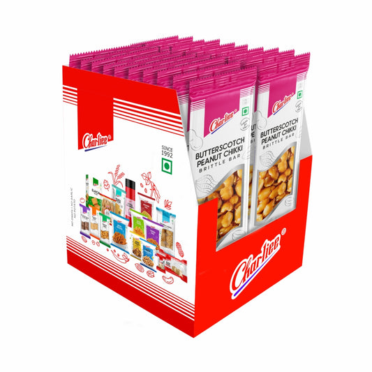 Butter Scotch Peanut Chikki - Pack of 20 (30G * 20Units)
