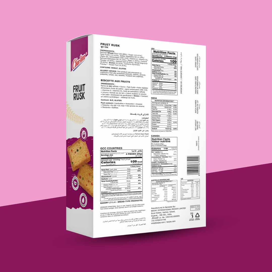 FRUIT RUSK 200 g