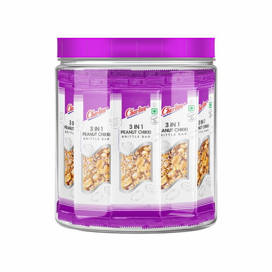 3 IN 1 PEANUT CHIKKI JAR (15G X 40Units)