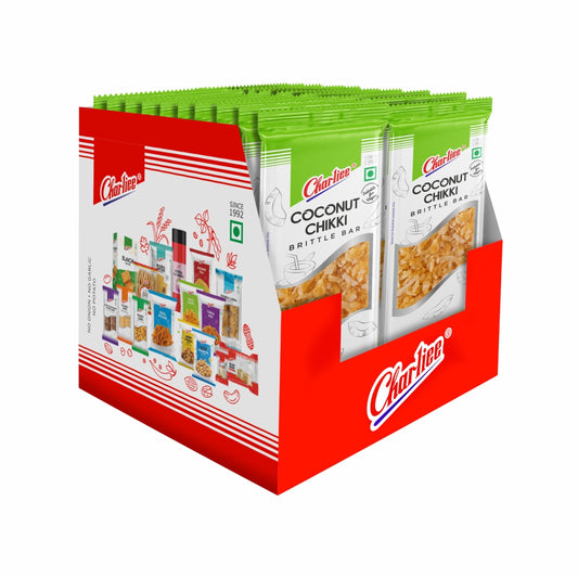 Coconut Peanut Chikki - Pack of 20 (25G * 20Units)
