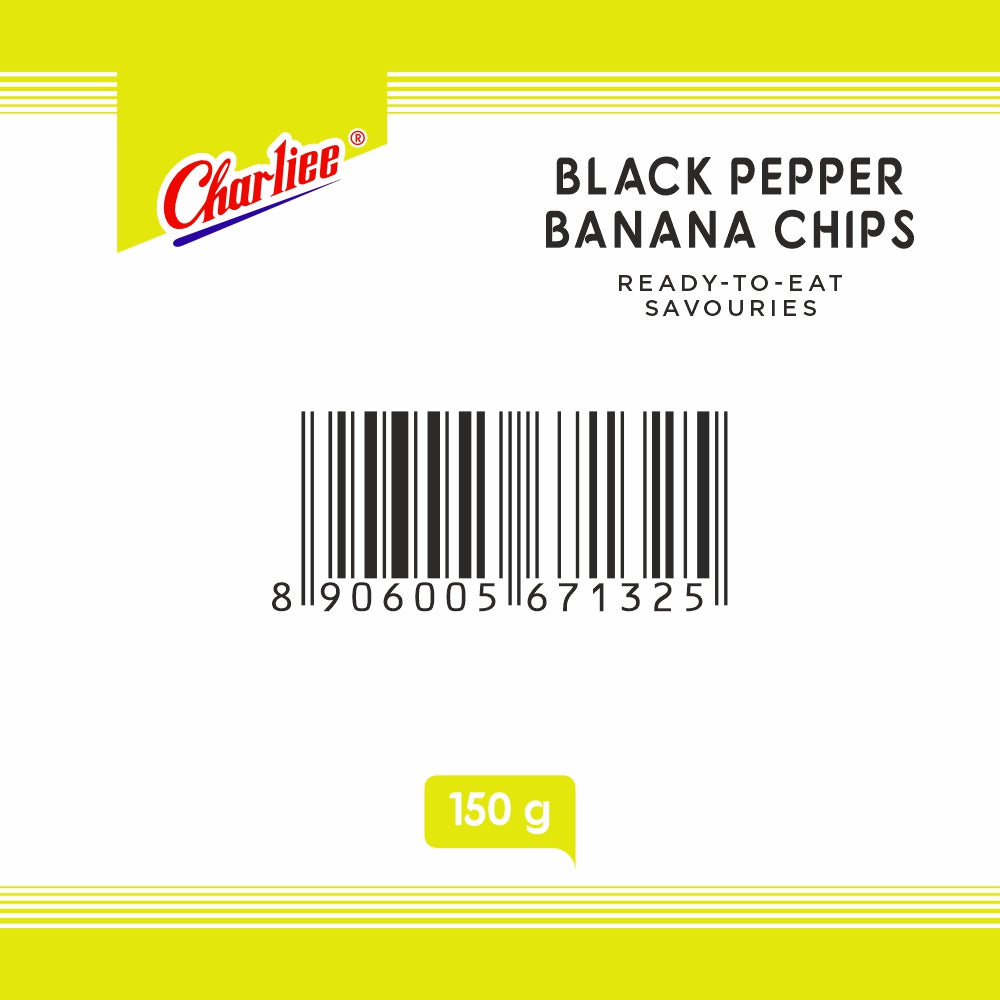 Black Pepper Banana Chips 150 g