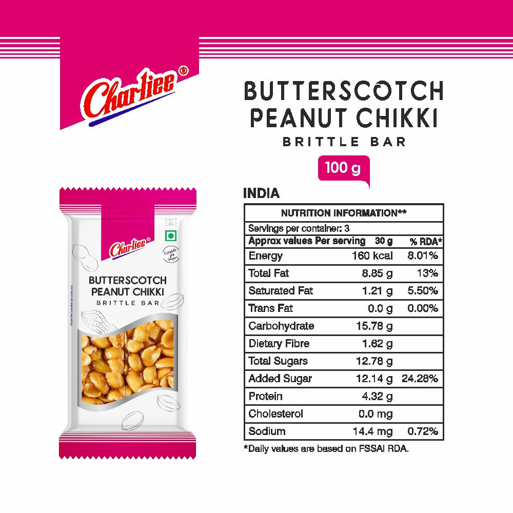 Butterscotch Peanut Chikki 100 g