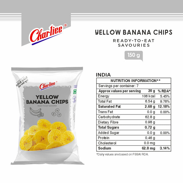 Yellow Banana Chips 150 g
