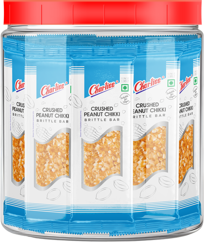 CRUSHED PEANUT CHIKKI JAR (15 g X 40 UNITS) 600 g