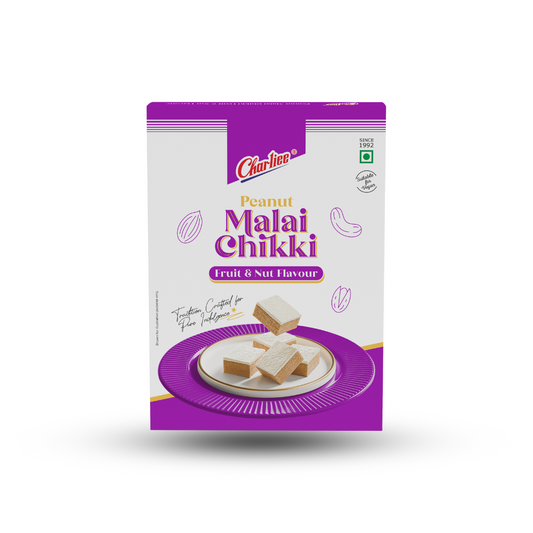 PEANUT MALAI CHIKKI FRUIT & NUT FLAVOUR 200G