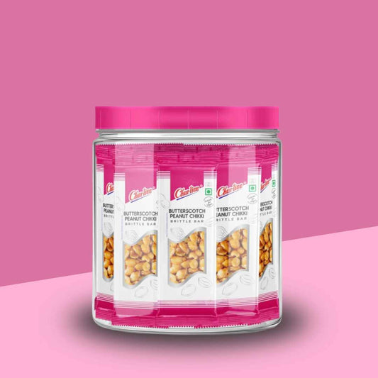BUTTERSCOTCH PEANUT CHIKKI JAR (15 g X 40 UNITS) 600 g