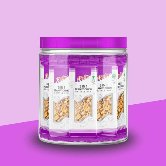 3 IN 1 PEANUT CHIKKI JAR (15G X 40Units)